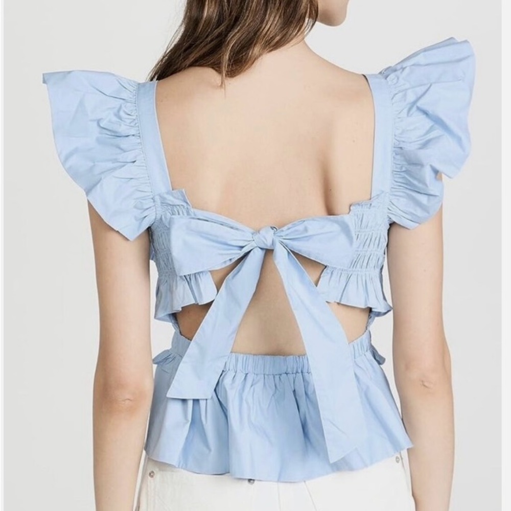 EUC Sea NYC Sleeveless Smocked Top